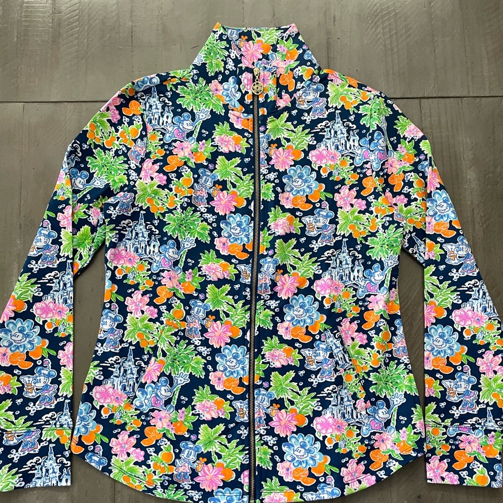 Disney Parks + Lilly Pulitzer Zip-Up Jacket. Women’s size XS